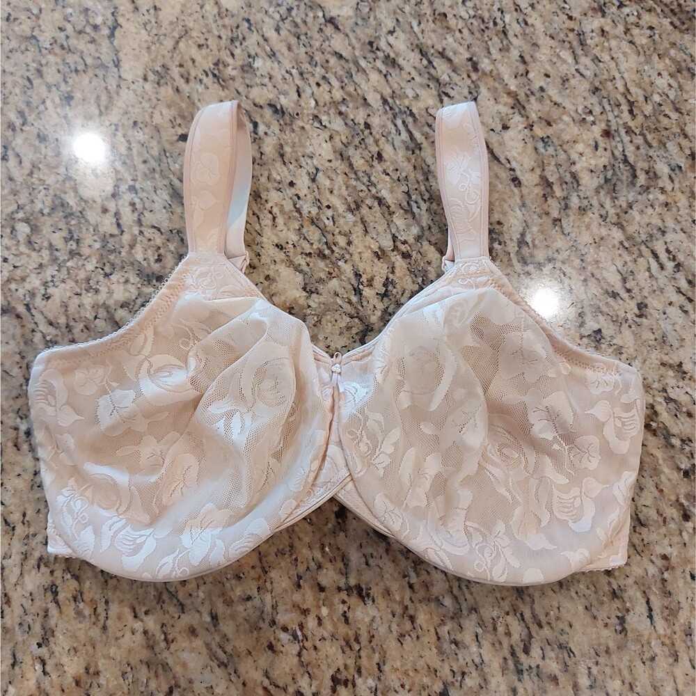 Wacoal Bra Seamless Cup 85567 Awareness Underwire 38DD Nude Size 38G Worn Once!!